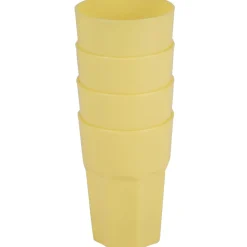 Gifi Gobelet en plastique couleur unie x 4| Vaisselle Et Accessoires De Table