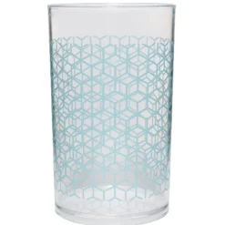 Gifi Gobelet en plastique transparent motif multicolore| Vaisselle Et Accessoires De Table