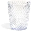 Gifi Gobelet en plastique transparent effet martelé| Vaisselle Et Accessoires De Table