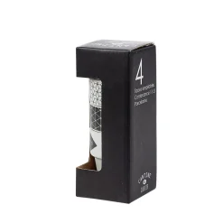 Gifi Gobelet en porcelaine design blanc noir 11 cl x4| Vaisselle Et Accessoires De Table