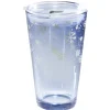 Gifi Gobelet en verre 400 ml avec paille décor givré| Vaisselle Et Accessoires De Table