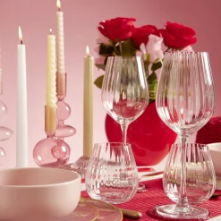 Gifi Gobelet en verre 38cl x4| Vaisselle Et Accessoires De Table