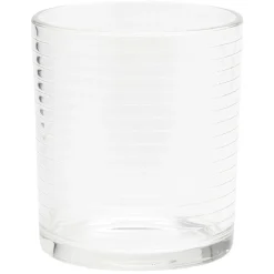 Gifi Gobelet en verre motif cercle 25 cl x6| Vaisselle Et Accessoires De Table