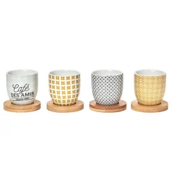 Vaisselle Et Accessoires De Table<Gifi Gobelet expresso Bistrot du coin 11 cl x4