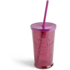 Vaisselle Et Accessoires De Table<Gifi Gobelet 490ml en verre avec couvercle plastique - 3 coloris
