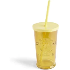 Vaisselle Et Accessoires De Table<Gifi Gobelet 490ml en verre avec couvercle plastique - 3 coloris