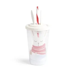 Gifi Gobelet paille Noël 470ml - 2 modèles| Vaisselle Et Accessoires De Table