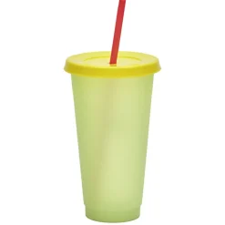 Gifi Gobelet paille plastique| Vaisselle Et Accessoires De Table