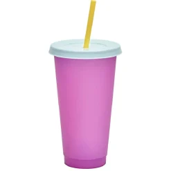 Gifi Gobelet paille plastique| Vaisselle Et Accessoires De Table