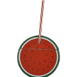 Gifi Gobelet plastique et paille en forme de pastèque| Vaisselle Et Accessoires De Table