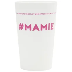 Gifi Gobelet plastique inscription #MAMIE 33cl| Vaisselle Et Accessoires De Table