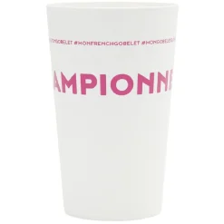 Gifi Gobelet plastique inscription #CHAMPIONNE 33cl| Vaisselle Et Accessoires De Table