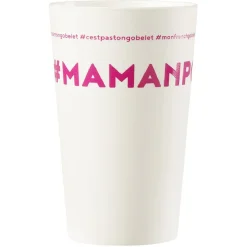 Gifi Gobelet plastique inscription #MAMANPOULE 33cl| Vaisselle Et Accessoires De Table