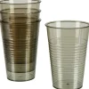 Gifi Gobelet plastique noir transparent x4| Vaisselle Et Accessoires De Table
