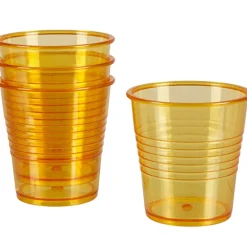 Gifi Gobelet plastique orange transparent x4| Vaisselle Et Accessoires De Table