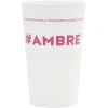 Gifi Gobelet plastique prénom #AMBRE 33cl| Vaisselle Et Accessoires De Table