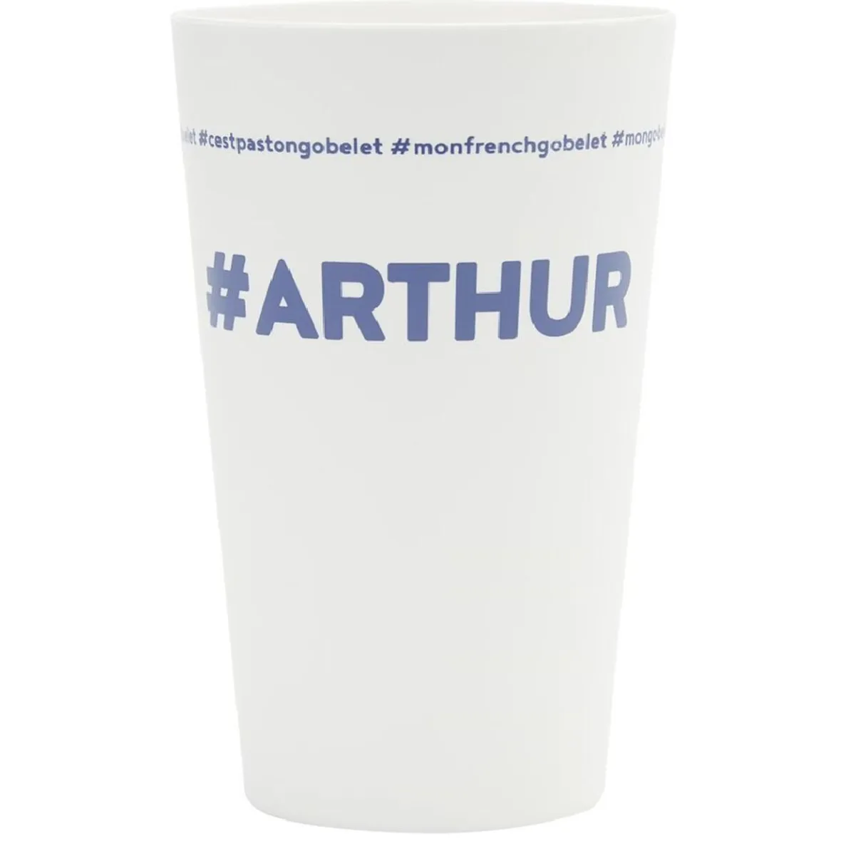 Gifi Gobelet plastique prénom #ARTHUR 33cl| Vaisselle Et Accessoires De Table