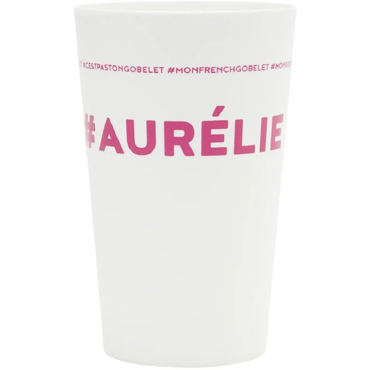 Gifi Gobelet plastique prénom #AURÉLIE 33cl| Vaisselle Et Accessoires De Table
