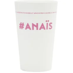 Gifi Gobelet plastique prénom #ANAÏS 33cl| Vaisselle Et Accessoires De Table