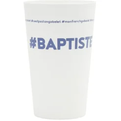 Gifi Gobelet plastique prénom #BAPTISTE 33cl| Vaisselle Et Accessoires De Table