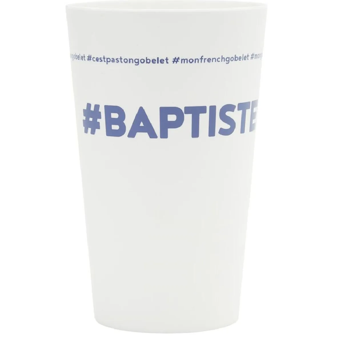 Gifi Gobelet plastique prénom #BAPTISTE 33cl| Vaisselle Et Accessoires De Table