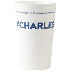 Gifi Gobelet plastique prénom #CHARLES 33 cl| Vaisselle Et Accessoires De Table