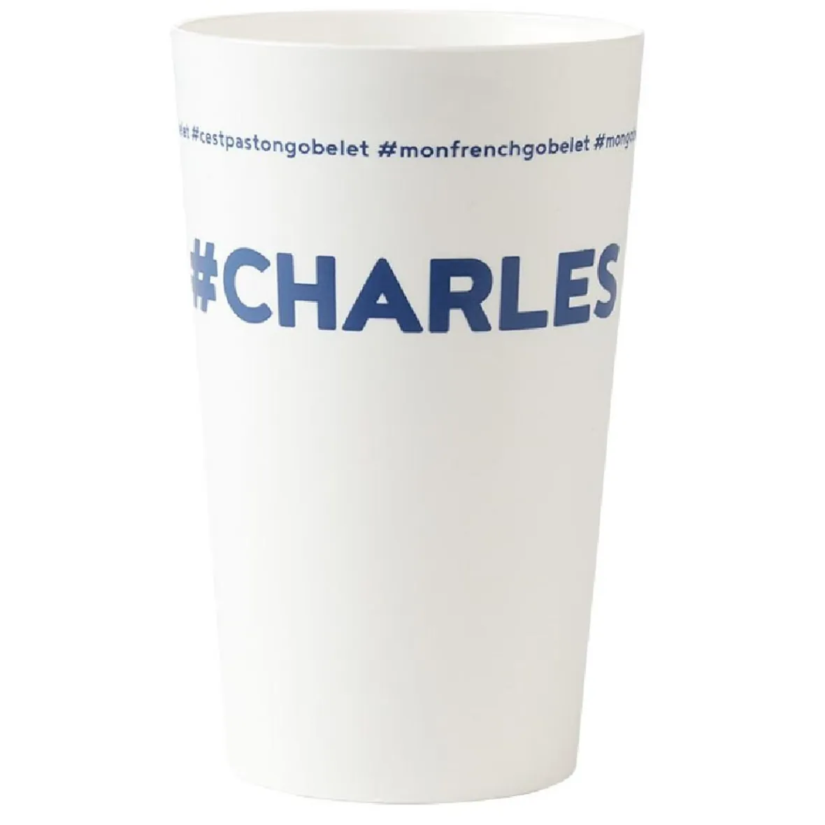 Gifi Gobelet plastique prénom #CHARLES 33 cl| Vaisselle Et Accessoires De Table