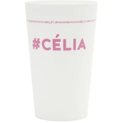 Gifi Gobelet plastique prénom #CÉLIA 33cl| Vaisselle Et Accessoires De Table