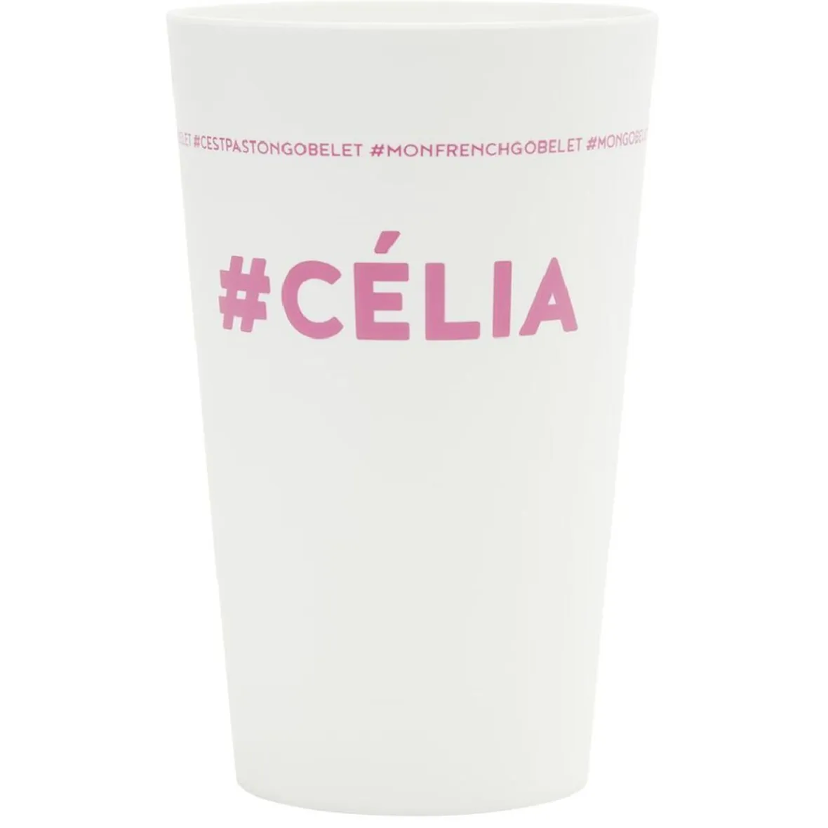 Gifi Gobelet plastique prénom #CÉLIA 33cl| Vaisselle Et Accessoires De Table