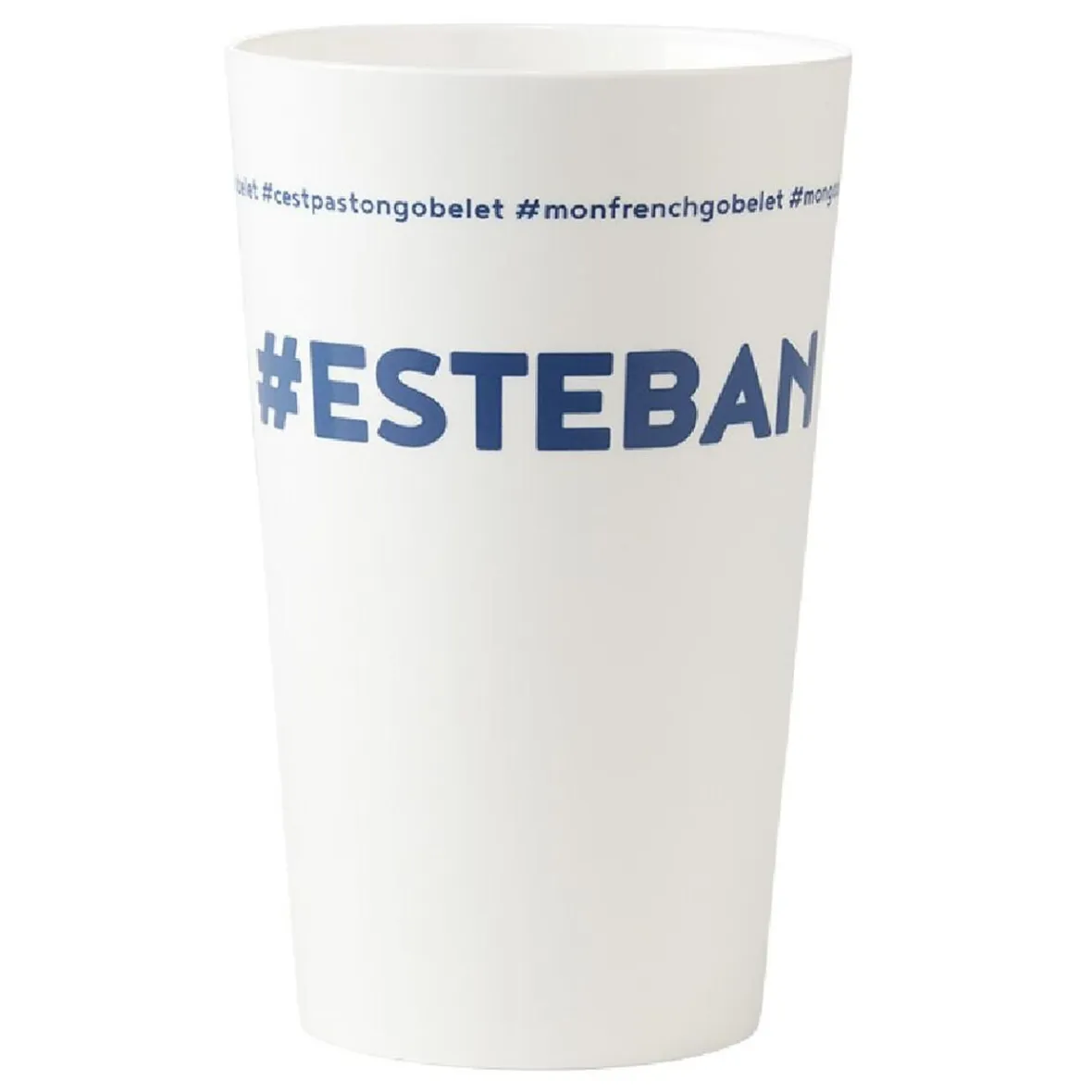 Gifi Gobelet plastique prénom #ESTEBAN 33 cl| Vaisselle Et Accessoires De Table