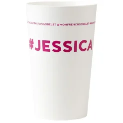 Gifi Gobelet plastique prénom #JESSICA 33 cl| Vaisselle Et Accessoires De Table
