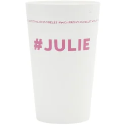 Gifi Gobelet plastique prénom #JULIE 33cl| Vaisselle Et Accessoires De Table