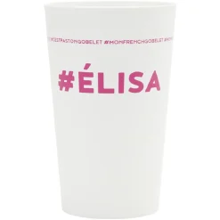Gifi Gobelet plastique prénom #ÉLISA 33cl| Vaisselle Et Accessoires De Table
