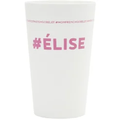 Gifi Gobelet plastique prénom #ÉLISE 33cl| Vaisselle Et Accessoires De Table