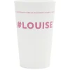 Gifi Gobelet plastique prénom #LOUISE 33cl| Vaisselle Et Accessoires De Table