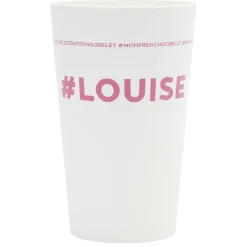 Gifi Gobelet plastique prénom #LOUISE 33cl| Vaisselle Et Accessoires De Table