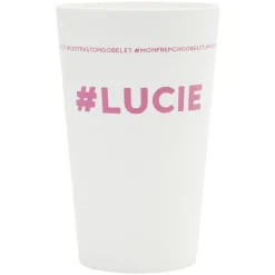 Gifi Gobelet plastique prénom #LUCIE 33cl| Vaisselle Et Accessoires De Table