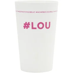 Gifi Gobelet plastique prénom #LOU 33cl| Vaisselle Et Accessoires De Table