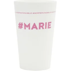 Gifi Gobelet plastique prénom #MARIE 33cl| Vaisselle Et Accessoires De Table