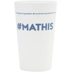 Gifi Gobelet plastique prénom #MATHIS 33cl| Vaisselle Et Accessoires De Table