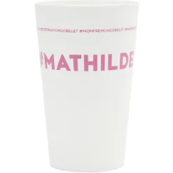 Gifi Gobelet plastique prénom #MATHILDE 33cl| Vaisselle Et Accessoires De Table