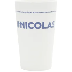 Gifi Gobelet plastique prénom #NICOLAS 33cl| Vaisselle Et Accessoires De Table