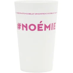 Gifi Gobelet plastique prénom #NOÉMIE 33cl| Vaisselle Et Accessoires De Table