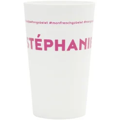 Gifi Gobelet plastique prénom #STÉPHANIE 33cl| Vaisselle Et Accessoires De Table