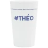 Gifi Gobelet plastique prénom #THÉO 33cl| Vaisselle Et Accessoires De Table