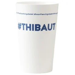 Gifi Gobelet plastique prénom #THIBAUT 33 cl| Vaisselle Et Accessoires De Table