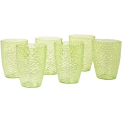 Vaisselle Et Accessoires De Table<Gifi Gobelet plastique vert martelé x6