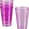 Gifi Gobelet plastique violet transparent x4| Vaisselle Et Accessoires De Table