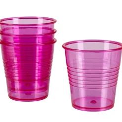 Gifi Gobelet plastique violet transparent x4| Vaisselle Et Accessoires De Table