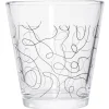 Gifi Gobelet verre motif line art 25cl - x3| Vaisselle Et Accessoires De Table
